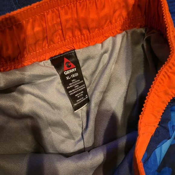 Lot Of 2 Gerry Boys Swim Trunks 18/20 XL Like New EUC Spring Upf 50+ Sun Spring - Picture 7 of 12